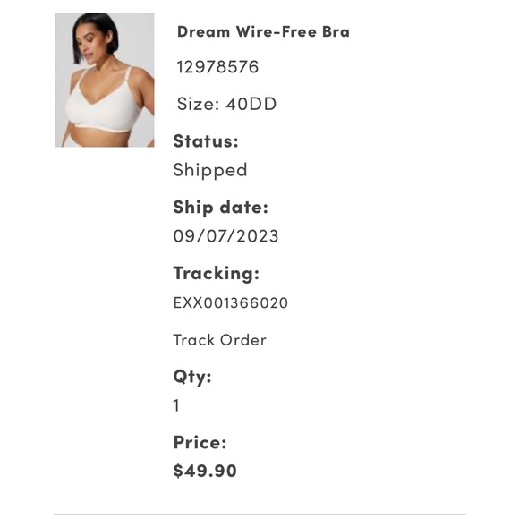 2-pack Torrid Dream Wire-Free Bra 40DD - White and Black - Picture 9 of 9
